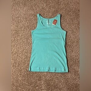 Aqua Blue tank. Size S. Never worn.